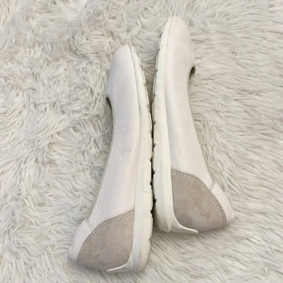 ARA Sardinia Cream Beige leather comfort ballet on flats loafers women size 7 - Picture 5 of 7